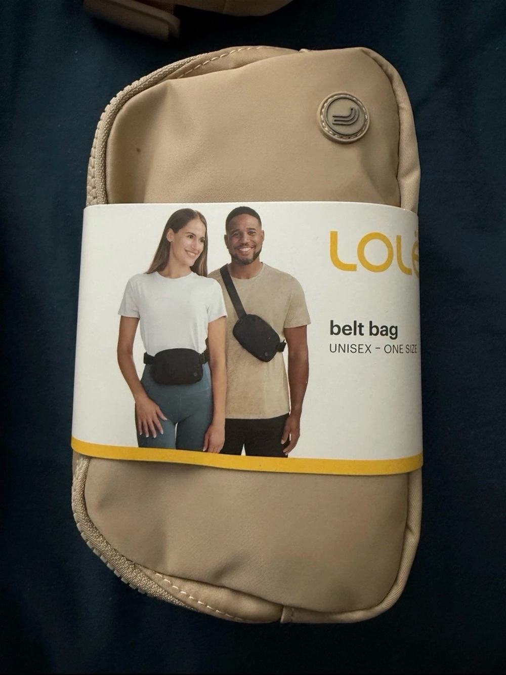 Lole Unisex Belt Bag - Beige